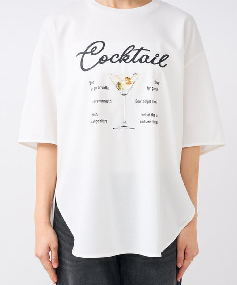  「【遊び心◎】COCKTAILオーバーTee」|Tシャツ・カットソー|
