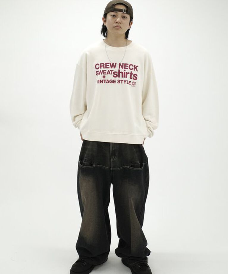  「【Sourcream/サワークリーム】ヴィンテージライクロゴスウェット」|Tシャツ・カットソー|