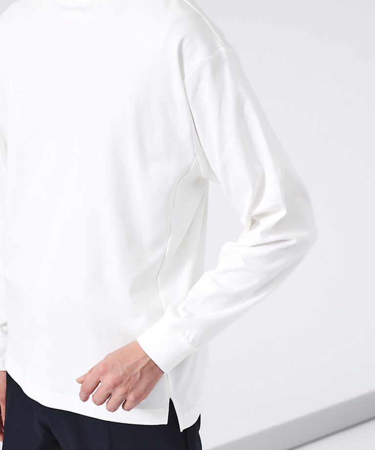 ABAHOUSE「【フロントスリット】タートルネック 長袖Tシャツ」|Tシャツ・カットソー|