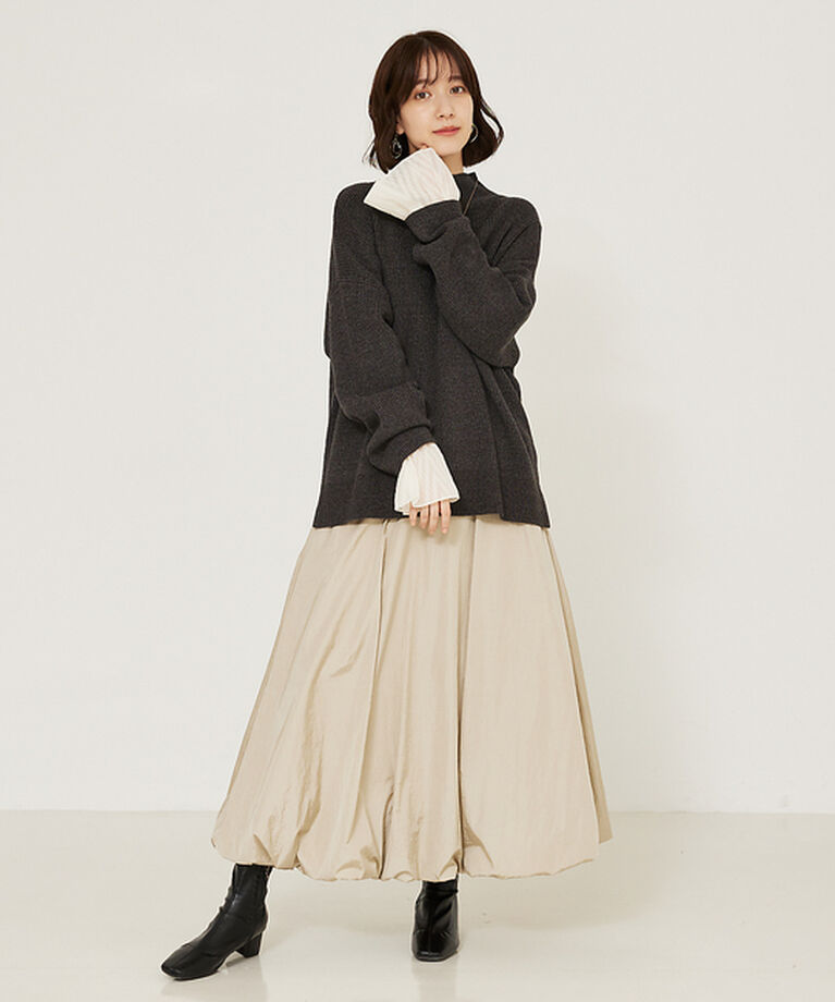 abahouse mavie「【Oggi掲載/WEB Domani掲載】バルーンスカート」|スカート|
