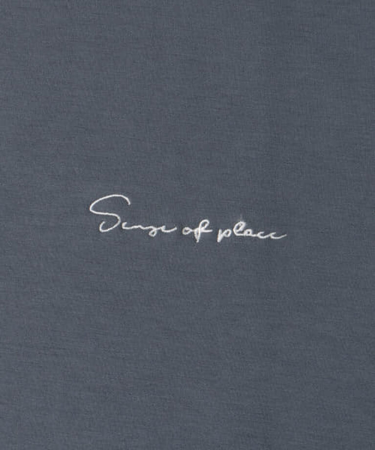 SENSE OF PLACE by URBAN RESEARCH「SENSE OF PLACE 『一部WEB限定カラー』『ユニセックス』シシュウダンボールポンチショートスリーブTシャツ」|Tシャツ・カットソー|
