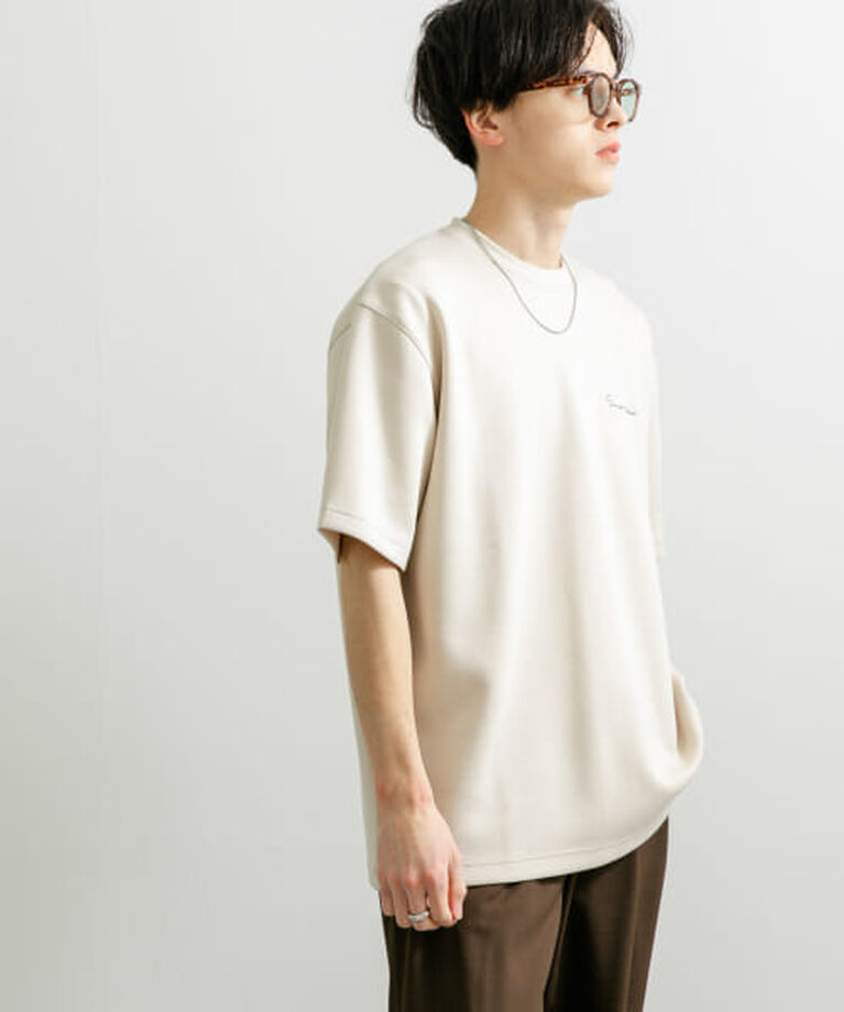 SENSE OF PLACE by URBAN RESEARCH「SENSE OF PLACE 『一部WEB限定カラー』『ユニセックス』シシュウダンボールポンチショートスリーブTシャツ」|Tシャツ・カットソー|