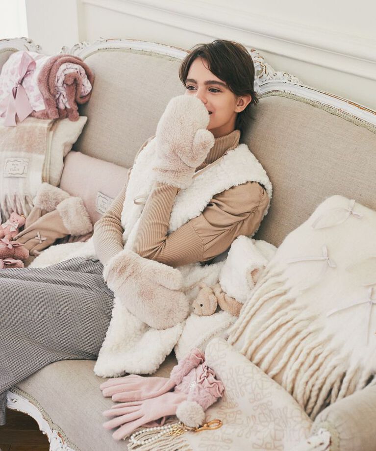Maison de FLEUR「ファーボールグローブホルダー」|その他|
