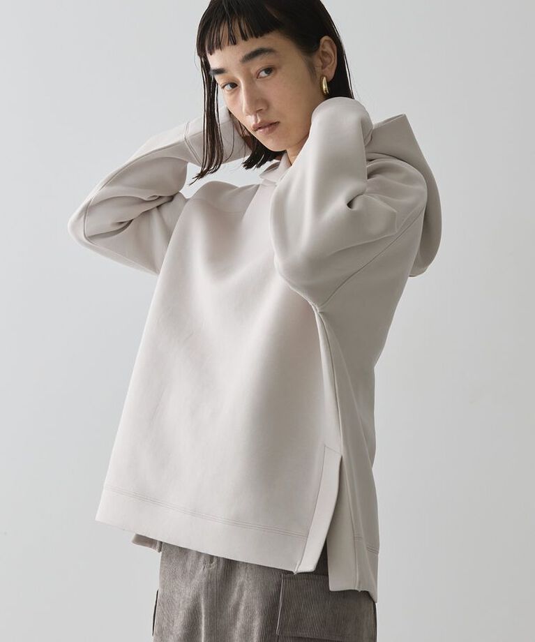 AMERICAN HOLIC「サイドスリットポンチパーカー」|スウェット・ジャージ|Gray Beige