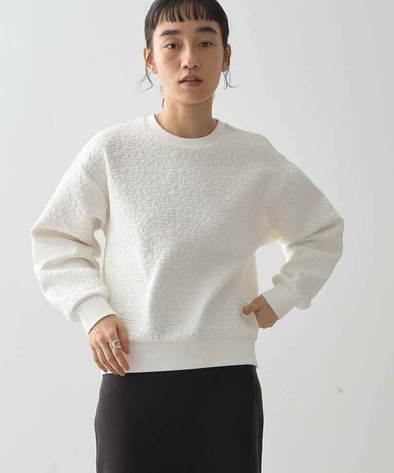 AMERICAN HOLIC「フクレジャガードプルオーバー」|スウェット・ジャージ|Ivory