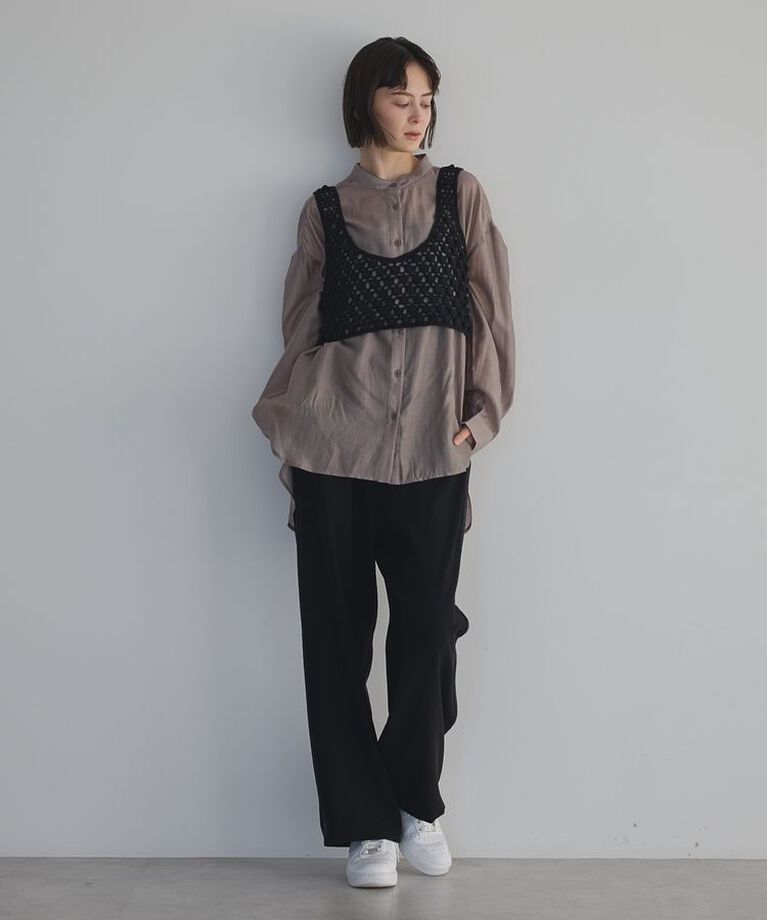 GARAGE OF GOOD CLOTHING「ダブルクロスライン入りドロストパンツ」|その他|