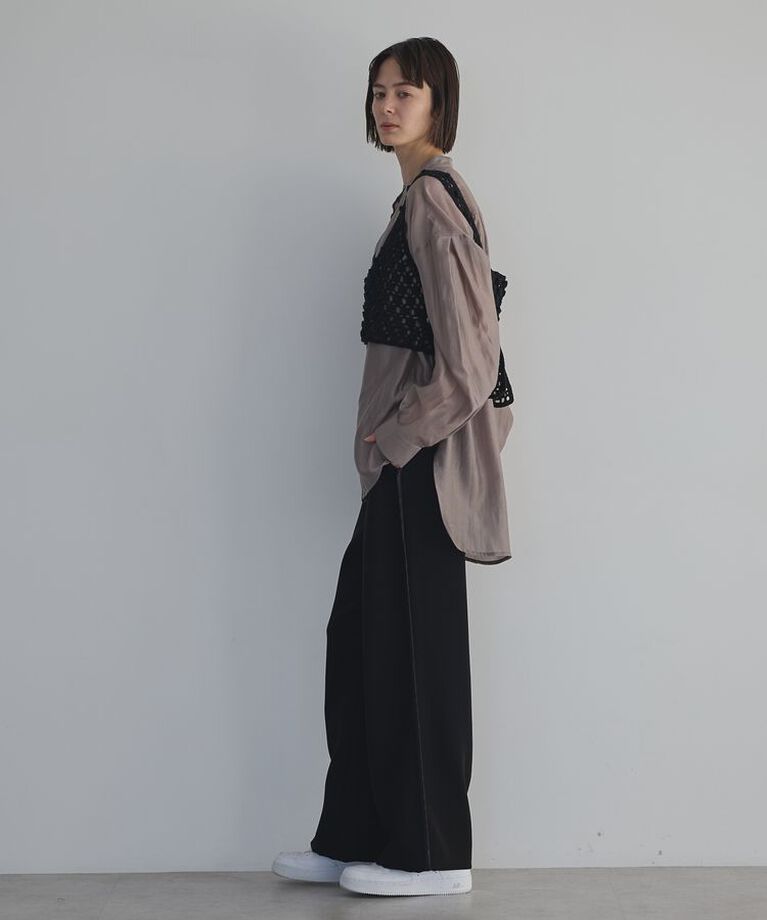 GARAGE OF GOOD CLOTHING「ダブルクロスライン入りドロストパンツ」|その他|