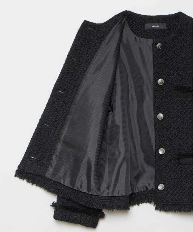 allureville「ロービングツイードクルーネックジャケット」|その他|