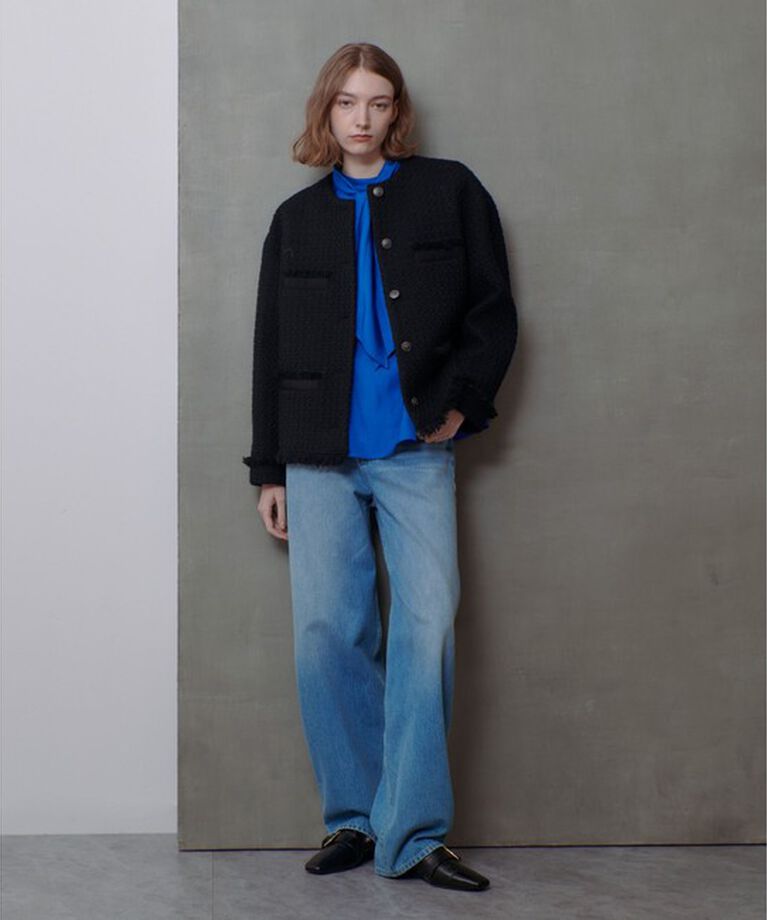 allureville「ロービングツイードクルーネックジャケット」|その他|
