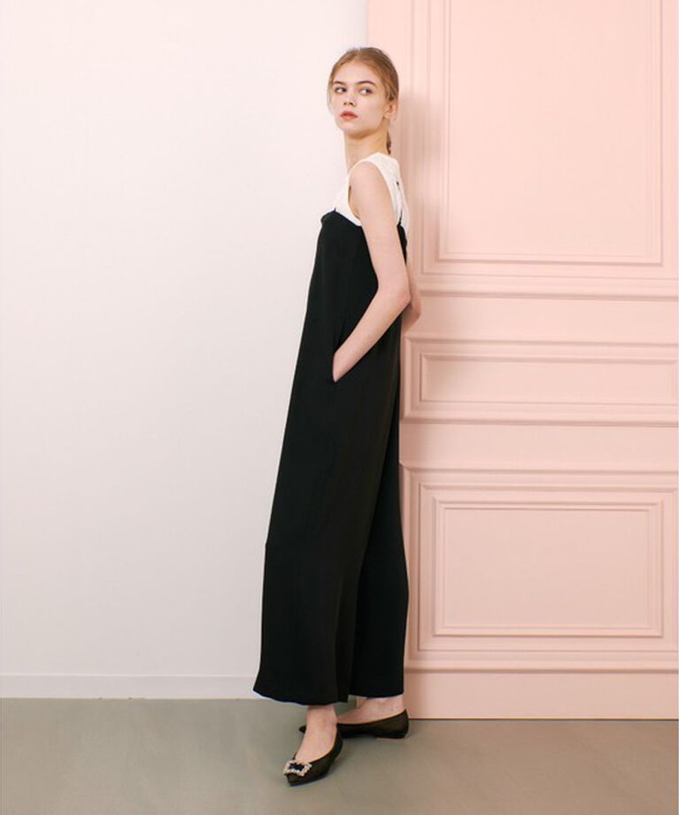 LOULOU WILLOUGHBY「【LOULOU WILLOUGHBY】サテンオールインワン」|オールインワン|