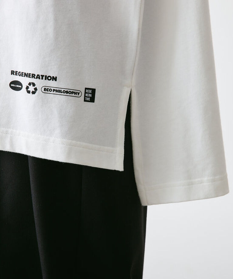  「【F&B】オーガニックコットンフレンチスリーブT」|Tシャツ・カットソー|