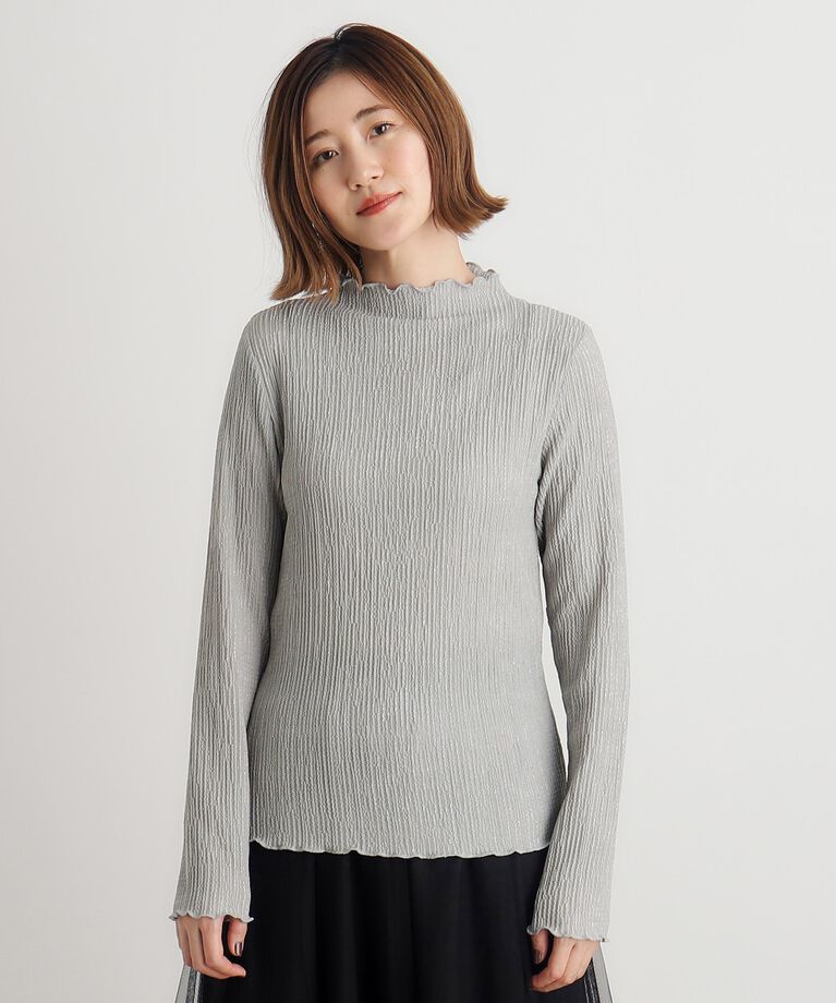 grove「【雑誌掲載】グロッシーシャーリングプルオーバー」|Tシャツ・カットソー|