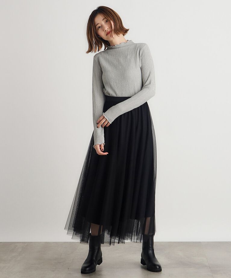 grove「【雑誌掲載】グロッシーシャーリングプルオーバー」|Tシャツ・カットソー|
