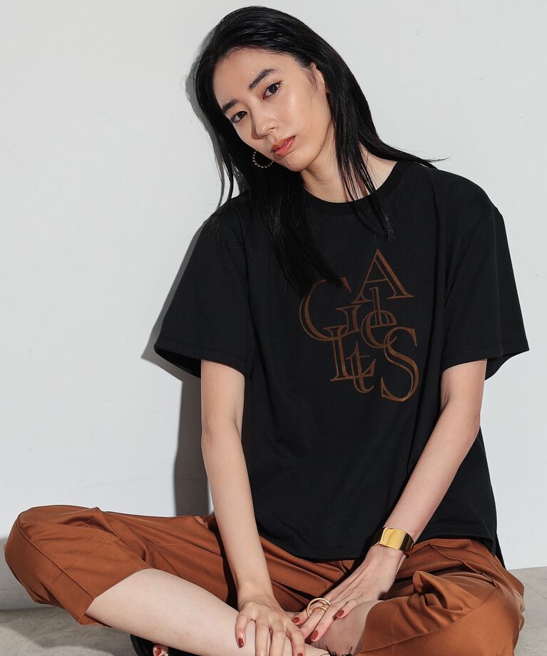 GALLEST「アートロゴTシャツ」|Tシャツ・カットソー|ﾌﾞﾗｯｸ(019)
