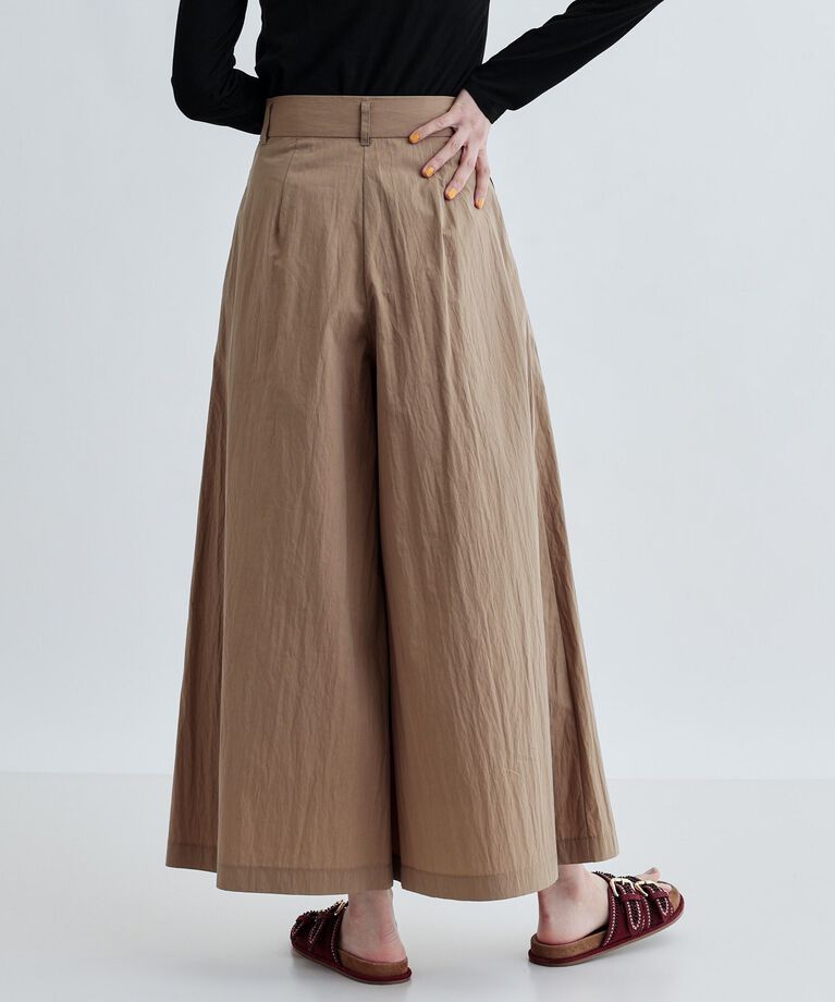 GALLEST「【セットアップ可能】ペーパーライクタックフレアパンツ」|その他|