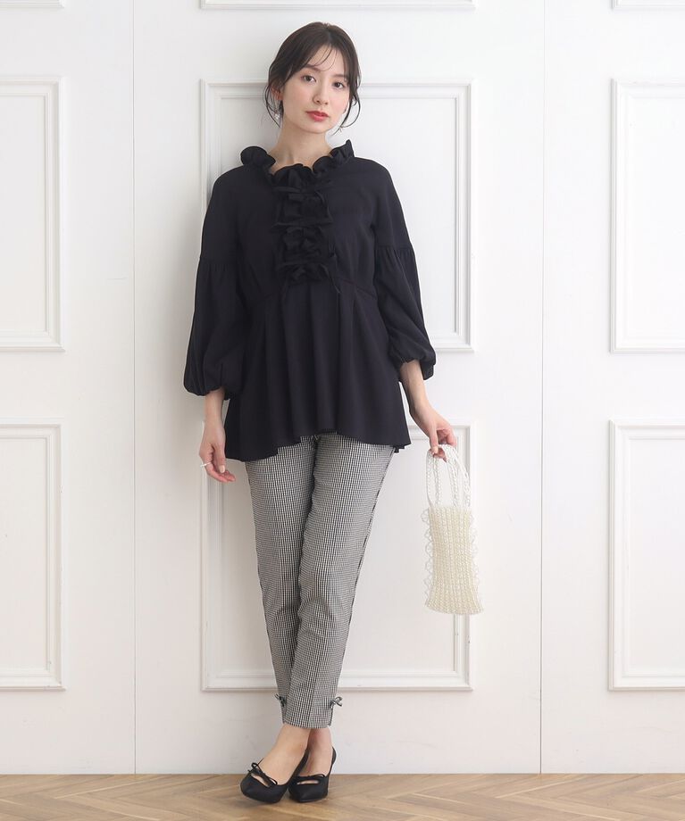 Couture broach「【前後2WAY】リボンチュニック」|チュニック|