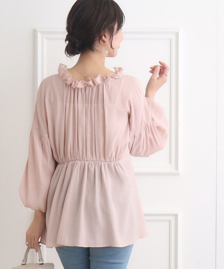 Couture broach「【前後2WAY】リボンチュニック」|チュニック|