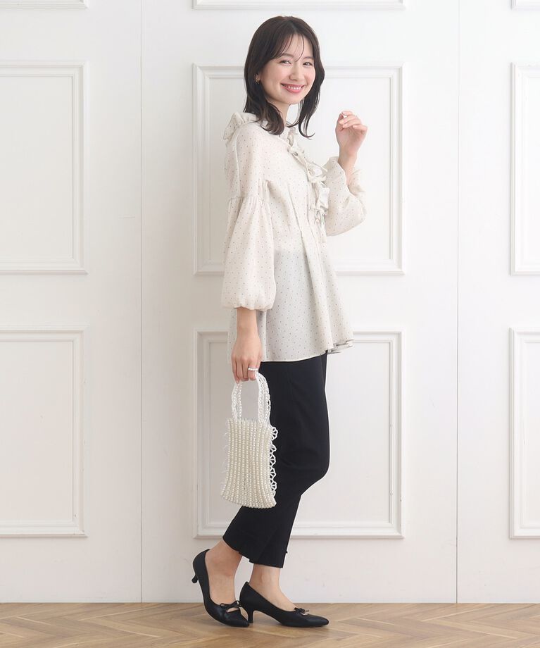 Couture broach「【前後2WAY】リボンチュニック」|チュニック|