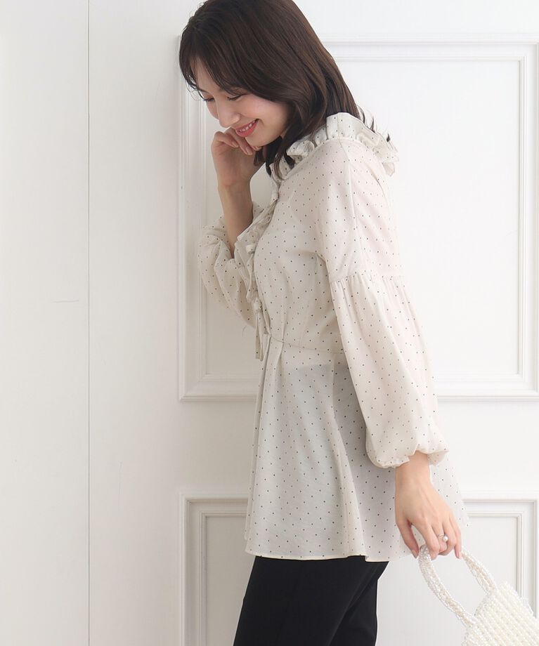 Couture broach「【前後2WAY】リボンチュニック」|チュニック|