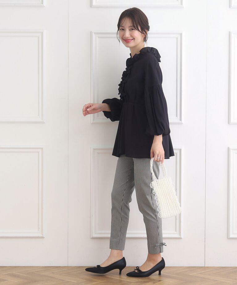 Couture broach「【前後2WAY】リボンチュニック」|チュニック|