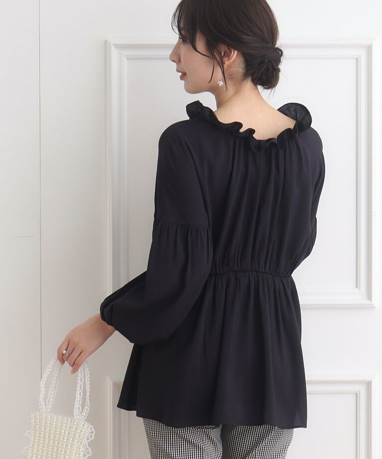 Couture broach「【前後2WAY】リボンチュニック」|チュニック|