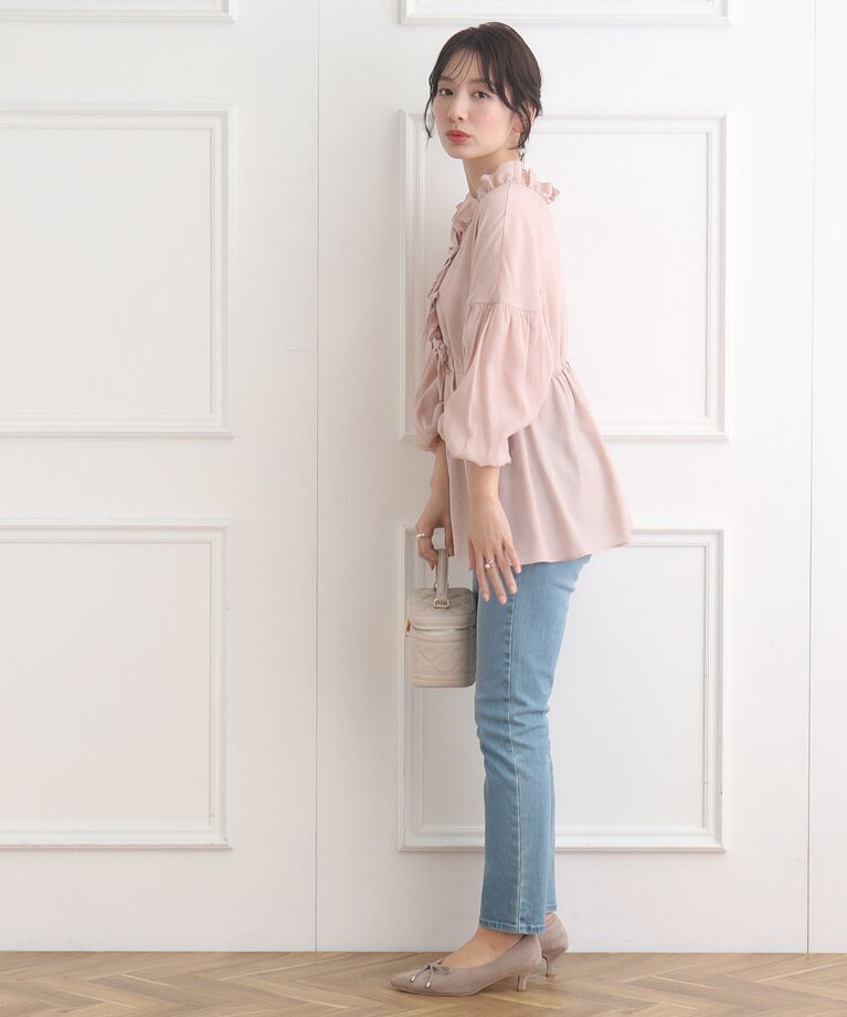 Couture broach「【前後2WAY】リボンチュニック」|チュニック|