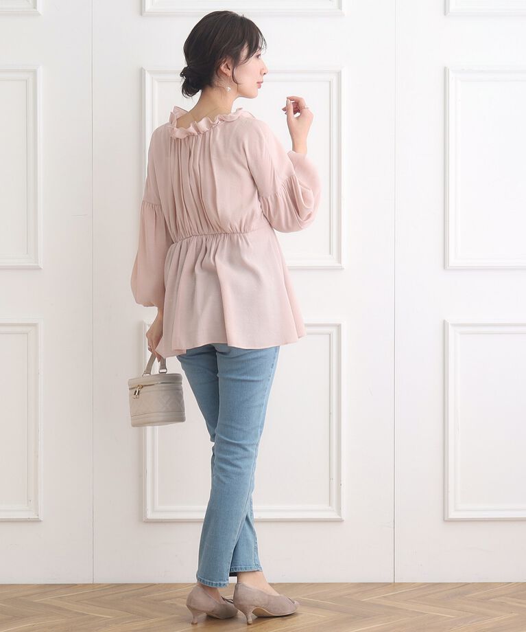 Couture broach「【前後2WAY】リボンチュニック」|チュニック|