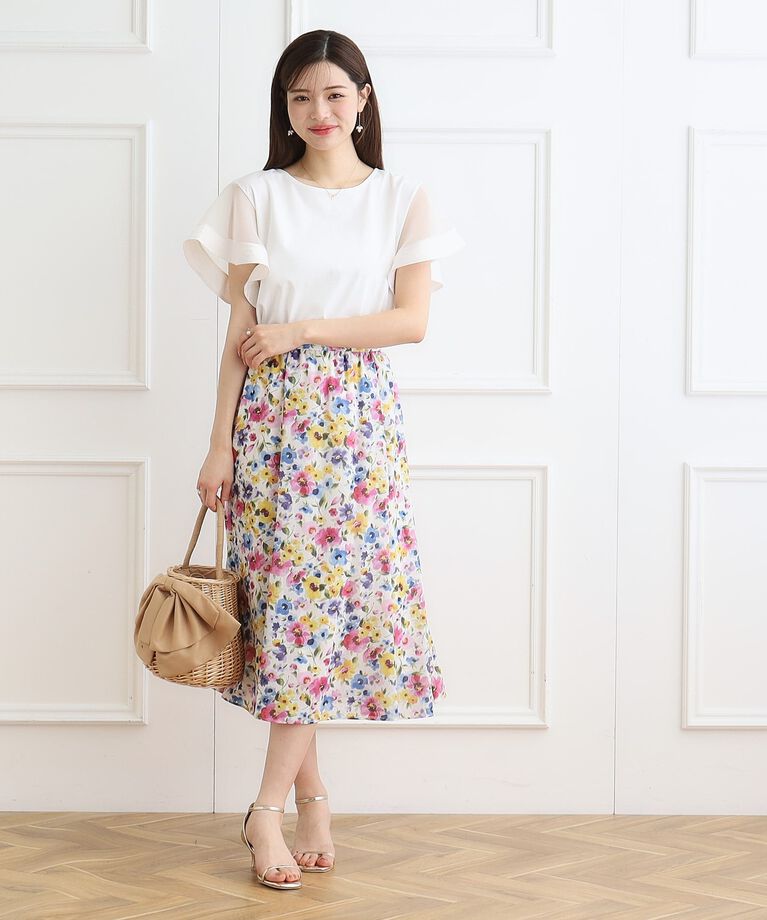Couture broach「Summerフルール ソフトマーメイドスカート」|スカート|