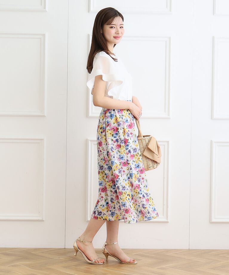 Couture broach「Summerフルール ソフトマーメイドスカート」|スカート|