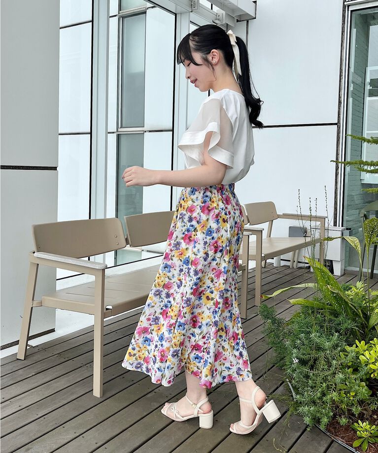Couture broach「Summerフルール ソフトマーメイドスカート」|スカート|