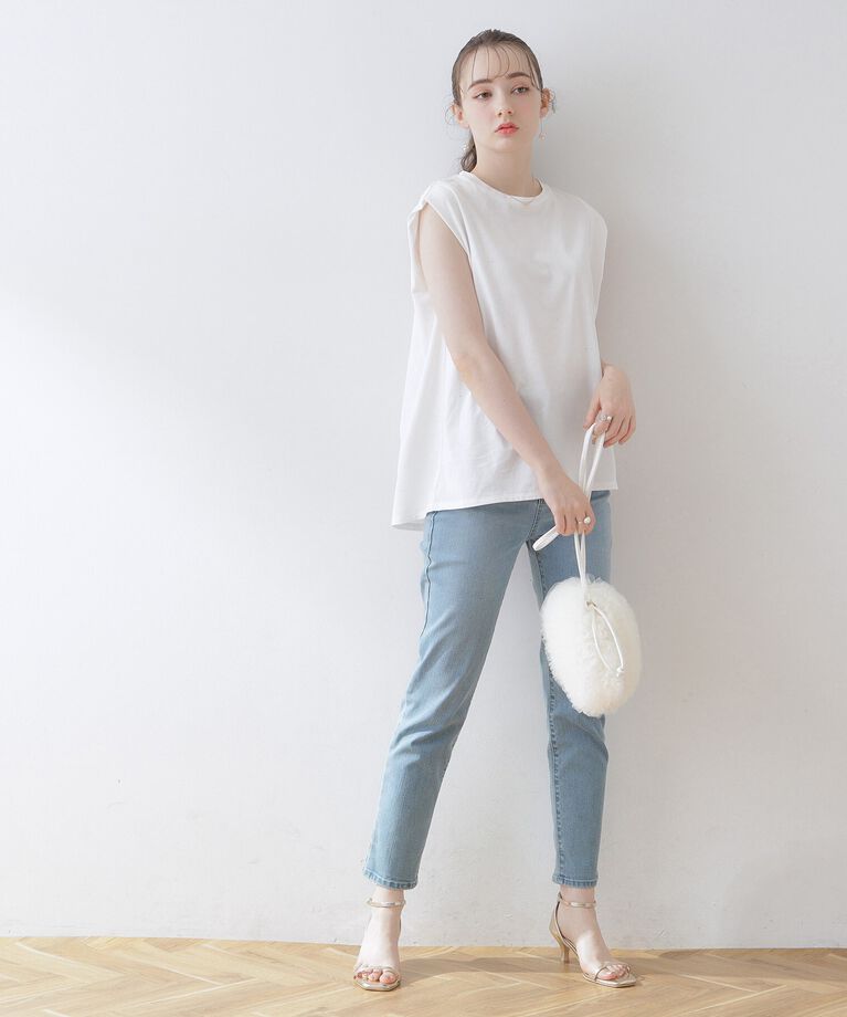 Couture broach「【インしないでキマる】ラインストーンTシャツ」|Tシャツ・カットソー|