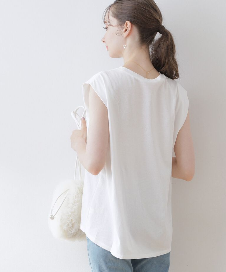 Couture broach「【インしないでキマる】ラインストーンTシャツ」|Tシャツ・カットソー|