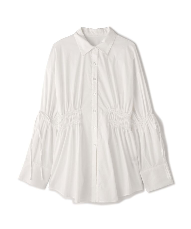  「ウエストシャーリングロングシャツ」|シャツ・ブラウス|