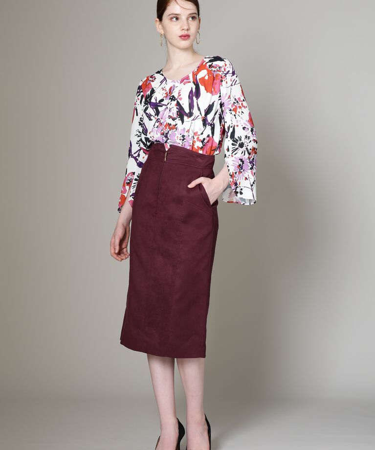  「[WEB限定商品] [URBAN PRECIOUS] ブラッシュフラワープリントブラウス」|シャツ・ブラウス|