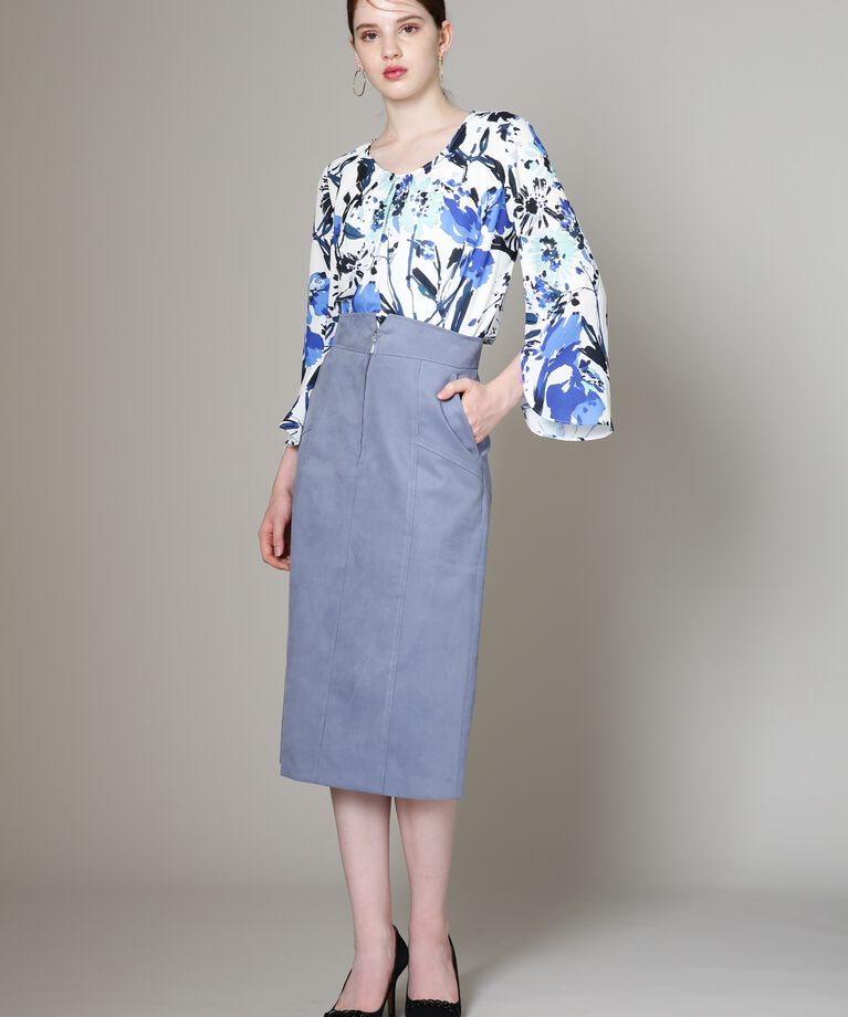  「[WEB限定商品] [URBAN PRECIOUS] ブラッシュフラワープリントブラウス」|シャツ・ブラウス|