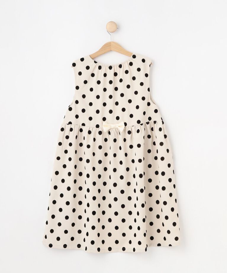 SHOO･LA･RUE「【100-140cm/プチセレ】フロッキードットワンピース」|ワンピース|