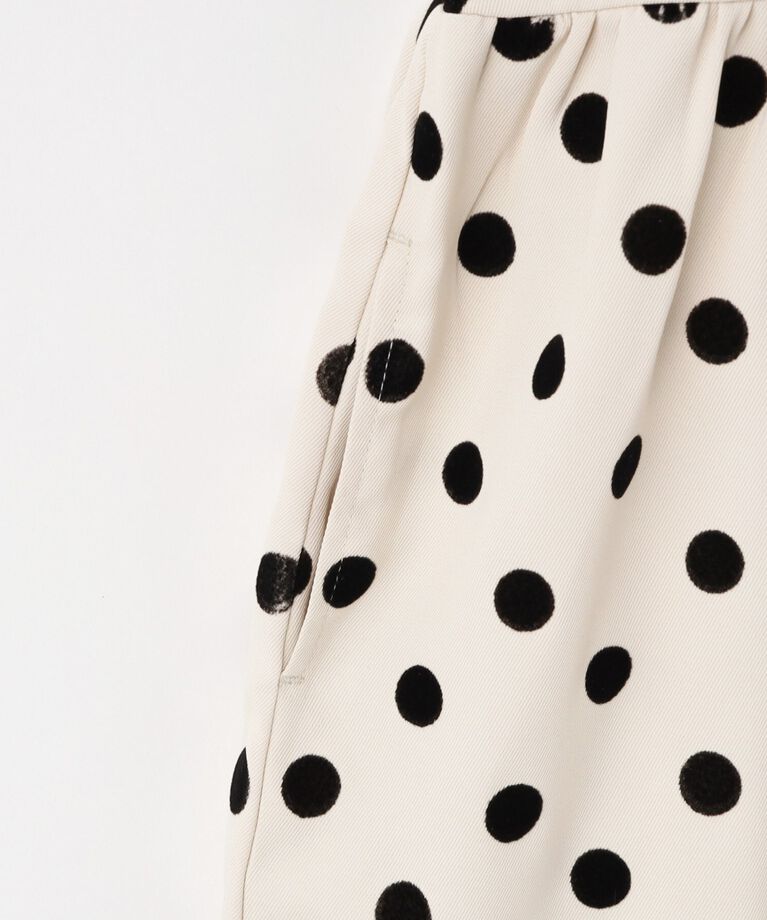 SHOO･LA･RUE「【100-140cm/プチセレ】フロッキードットワンピース」|ワンピース|