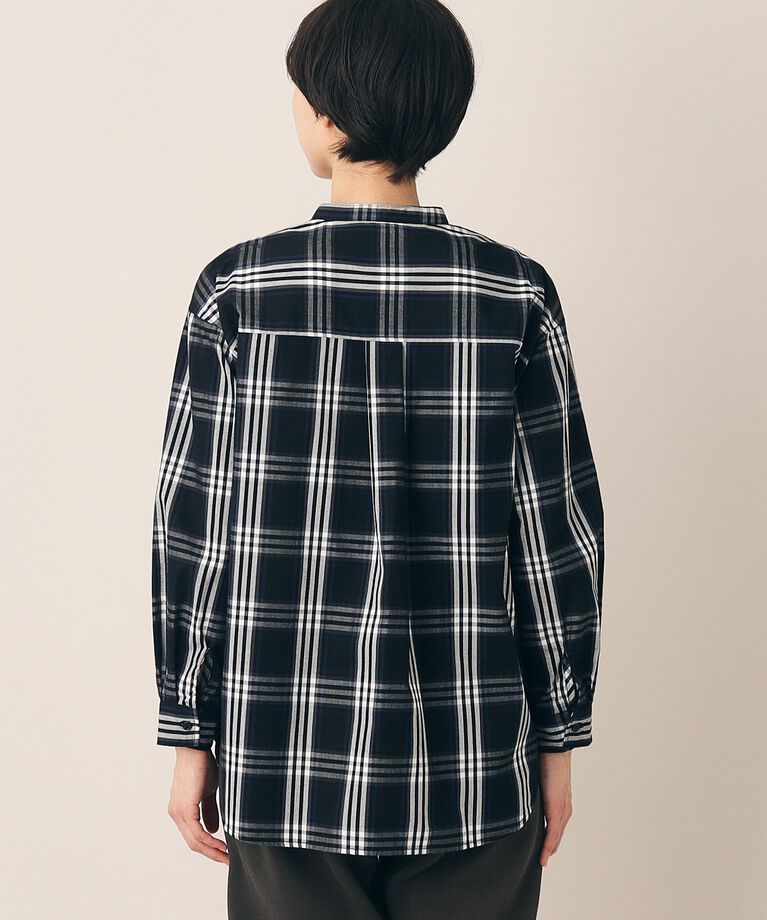 Dessin「【洗える】バンドカラーシャツ（XS～L）」|シャツ・ブラウス|