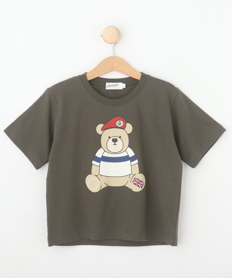 Dessin「オリジナルデッサンベアTシャツ」|Tシャツ・カットソー|ﾁｬｺｰﾙｸﾞﾚｰ(014)
