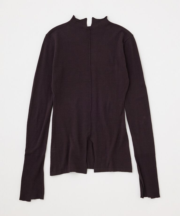 MOUSSY「バック スリット THIN ニット」|ニット・セーター|