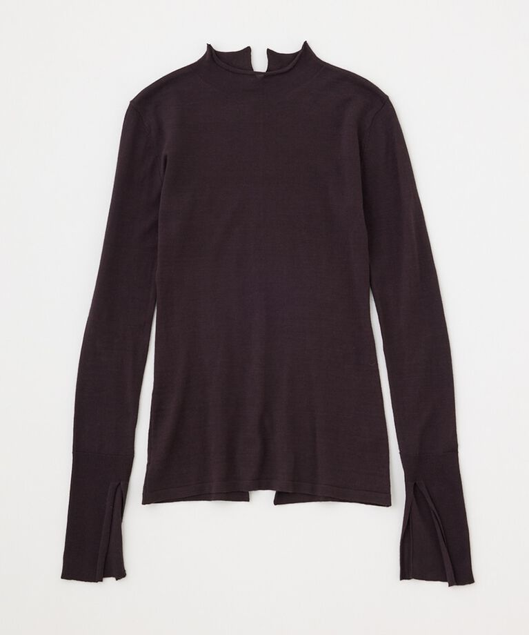 MOUSSY「バック スリット THIN ニット」|ニット・セーター|