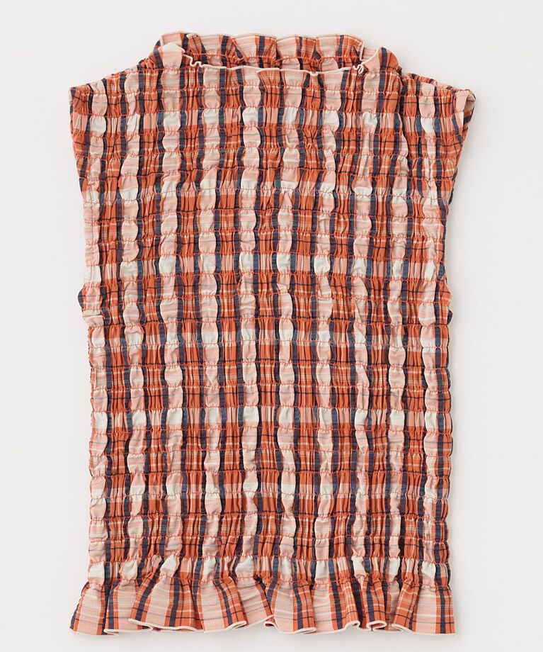 MOUSSY「SHIRRING SLEEVELESS トップス」|その他|