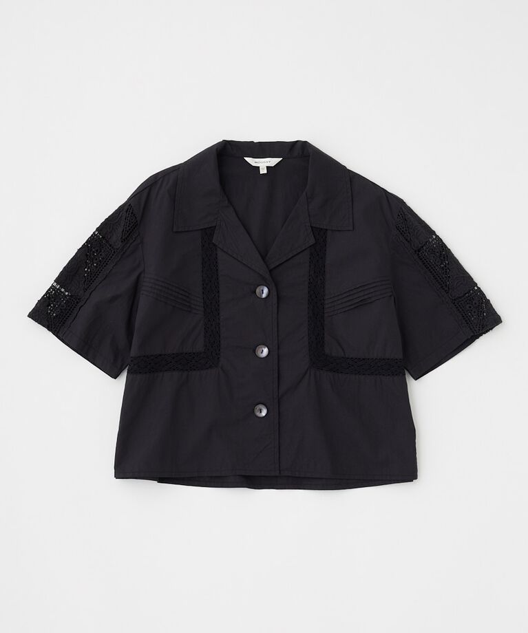 MOUSSY「CROCHET COMBI シャツ」|シャツ・ブラウス|