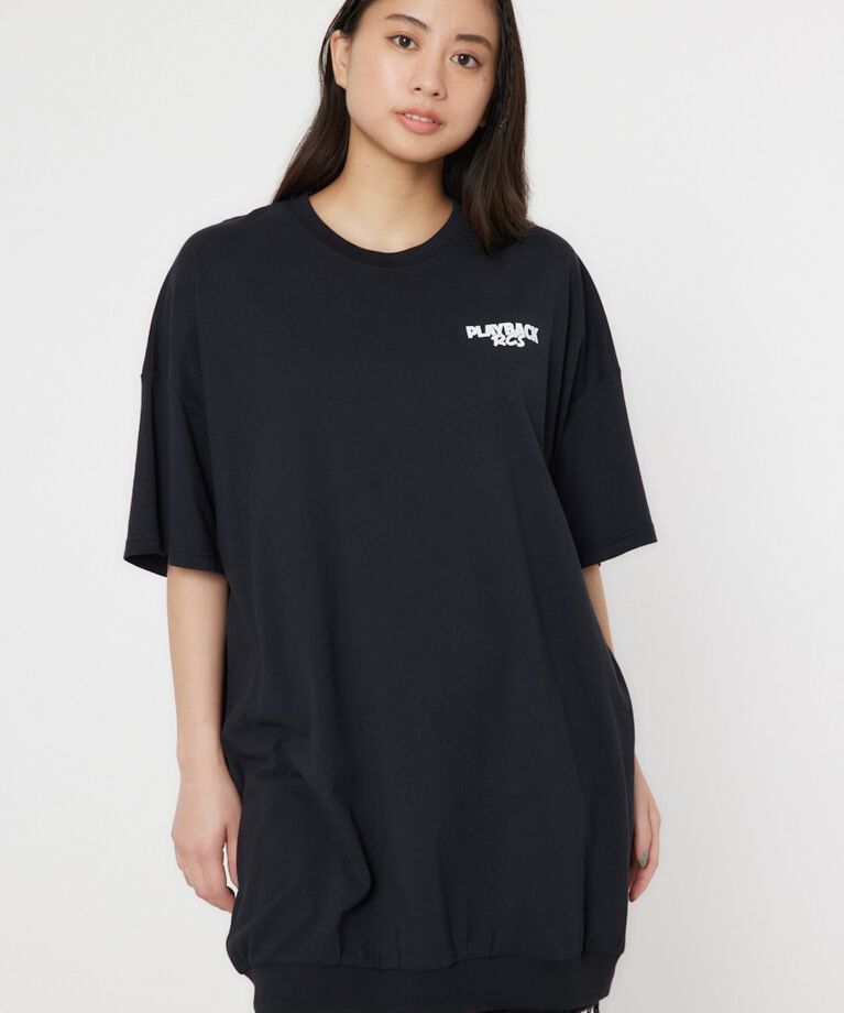 RODEO CROWNS「PB BY半袖ワンピース」|ワンピース|BLK