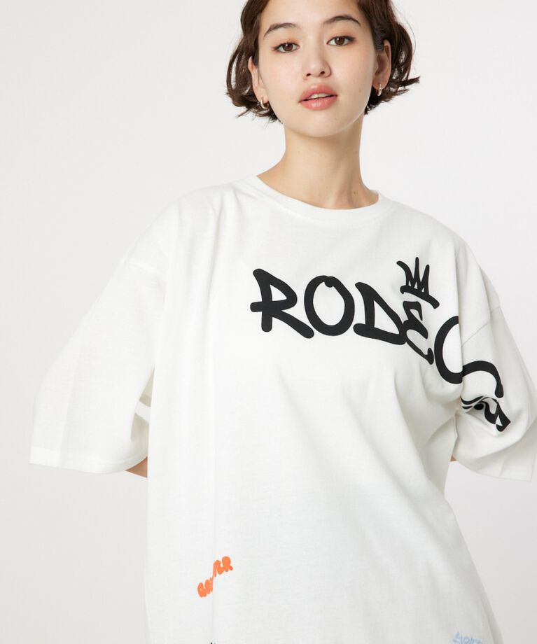 RODEO CROWNS「STREET LOGO 5S Tシャツ」|Tシャツ・カットソー|WHT