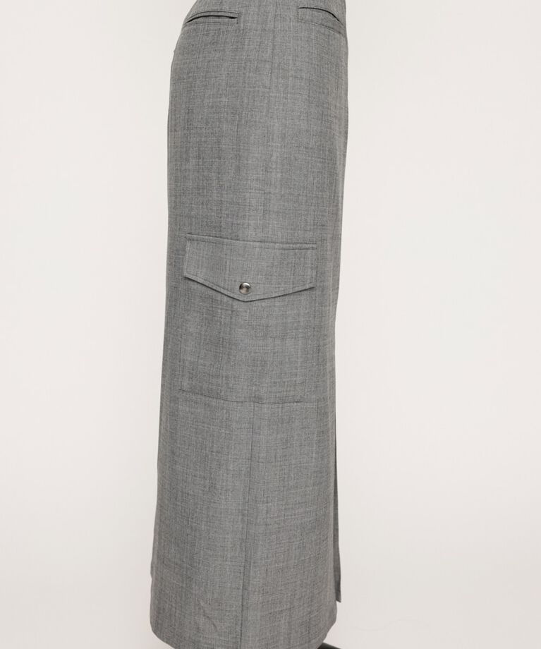 SLY「FRONT SLIT SIDE PK I LINE スカート」|スカート|