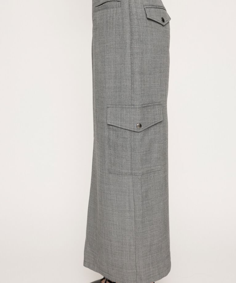 SLY「FRONT SLIT SIDE PK I LINE スカート」|スカート|