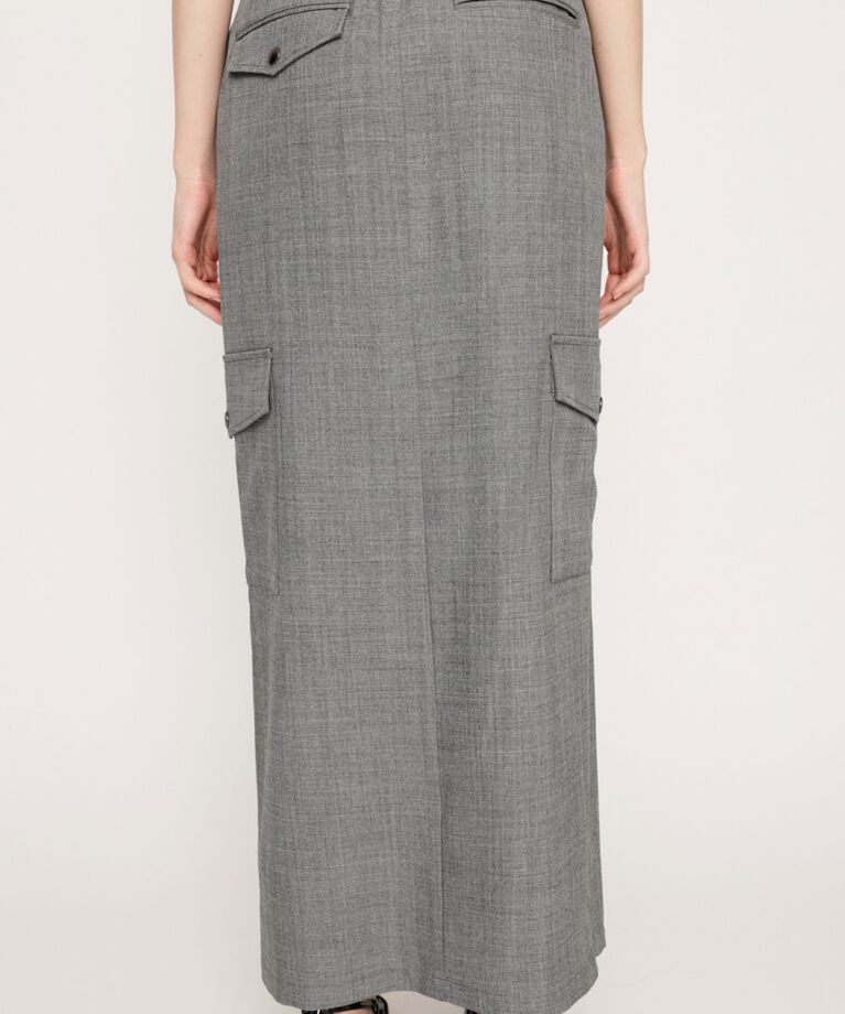 SLY「FRONT SLIT SIDE PK I LINE スカート」|スカート|