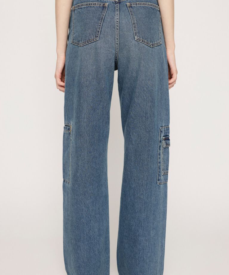 SLY「JW SLANT SEAM MID STRAIGHT-B」|デニム|