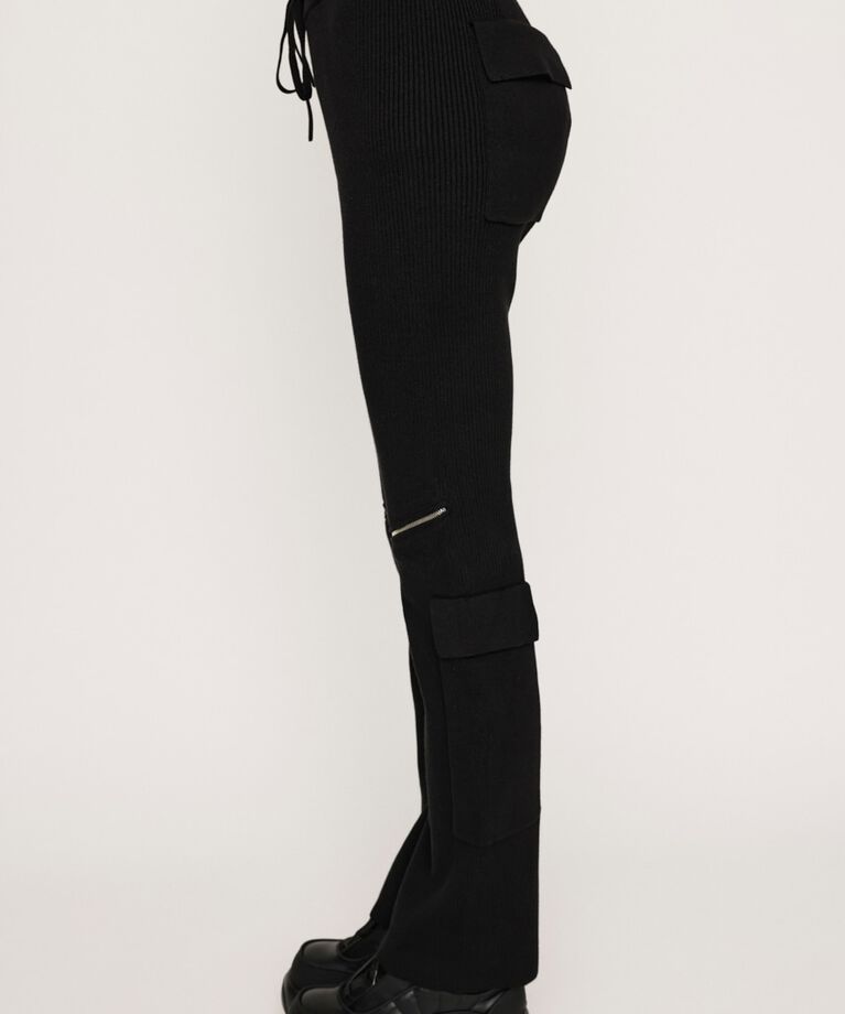 SLY「KNEE ZIP KNIT FLARE パンツ」|その他|